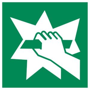 Break to Obtain Access Sign (ISO 7010)