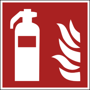 Fire Extinguisher Sign  (ISO 7010)