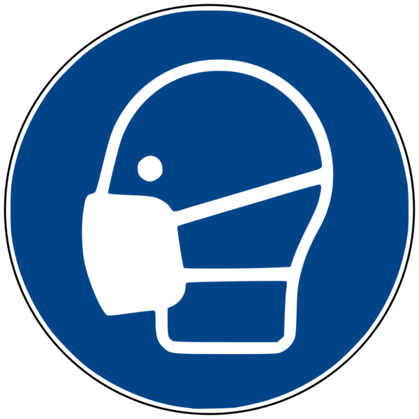 Wear A Mask Sign (ISO 7010)