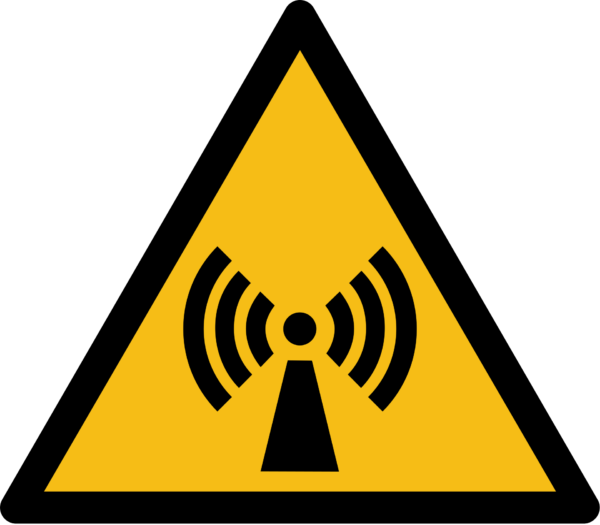 Non-ionizing Radiation Warning Sign (ISO 7010)
