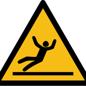 Slippery Surface Warning Sign (ISO 7010)