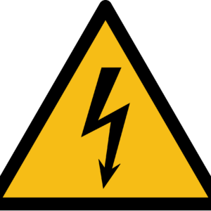 Electricity Hazard Warning Sign (ISO 7010)