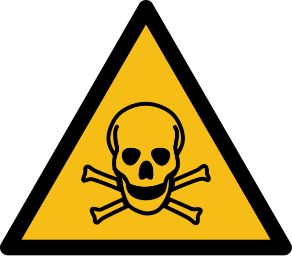 Toxic Material Warning Sign (ISO 7010)
