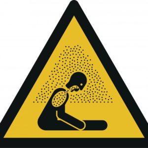 Asphyxiating Atmosphere Warning Sign (ISO 7010)