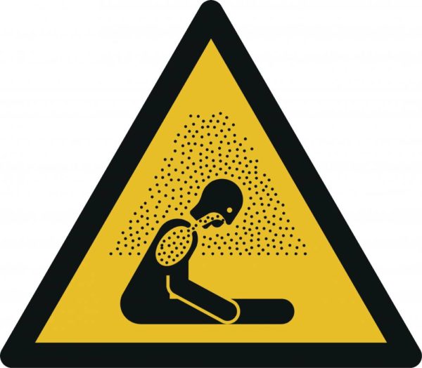 Asphyxiating Atmosphere Warning Sign (ISO 7010)
