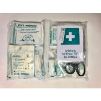 First Aid Refill Set DIN 13169:2021 Including First Aid Instructions -  First Aid Kit Refill Set DIN 13169 with Practical Inner Pockets - DIN 13169