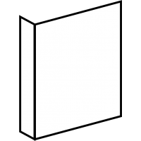 Neutral Flag Sign for Ceiling or Wall Attachment (Square)